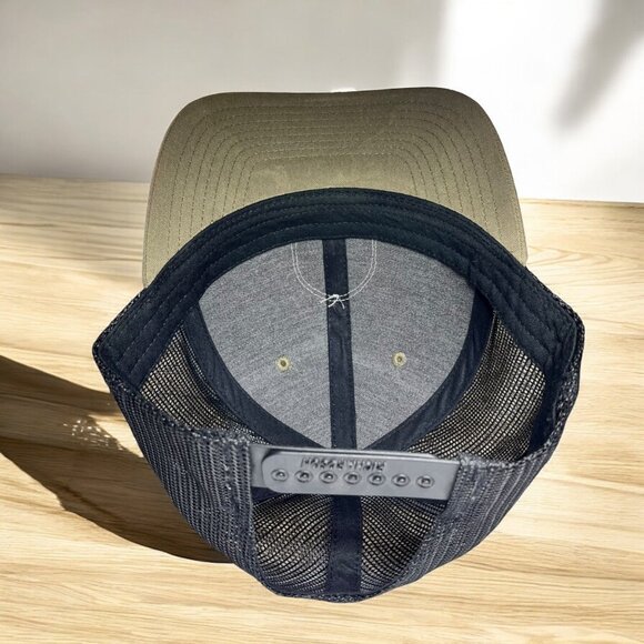 Finca Paso Robles Trucker Hat Olive & Black Adjustable Mesh Restaurant - Picture 5 of 6